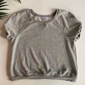 Current Air Short-sleeve Sweatshirt Embroidered